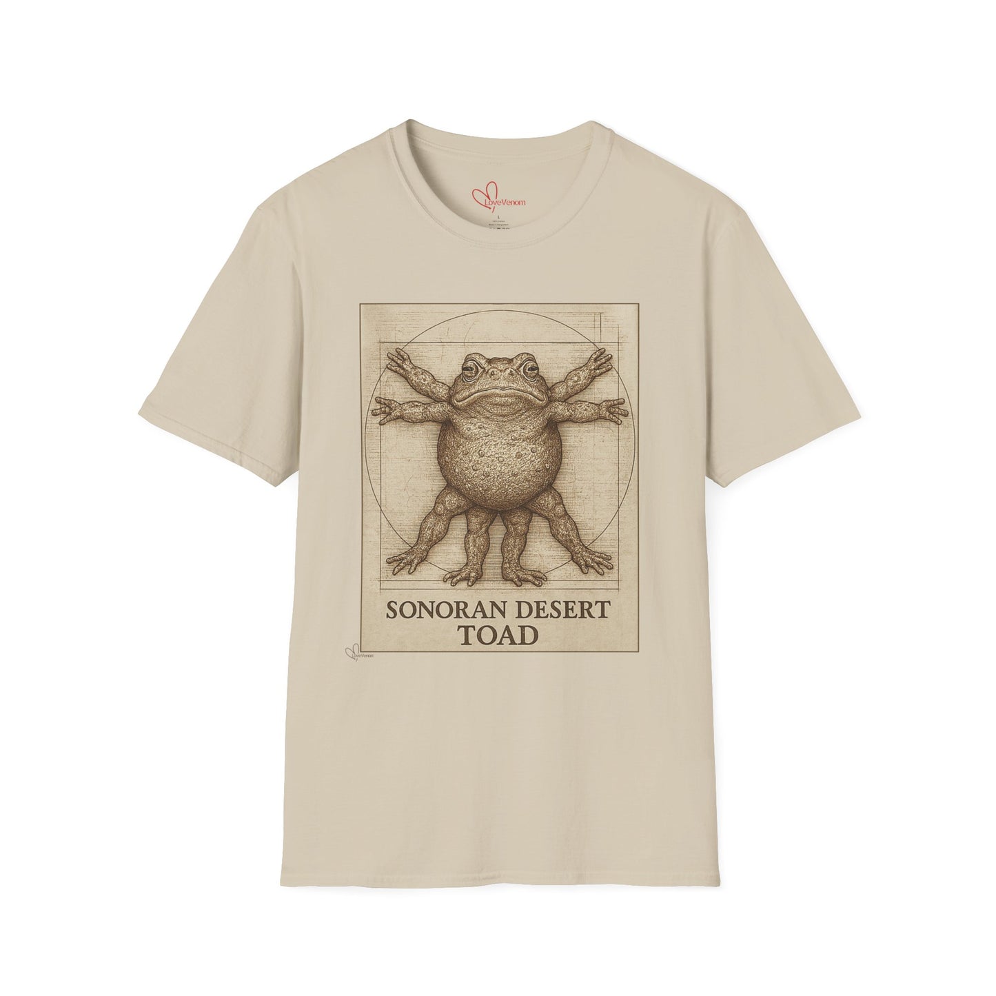 The Vitruvian Toad- 100% Cotton Unisex T-Shirt