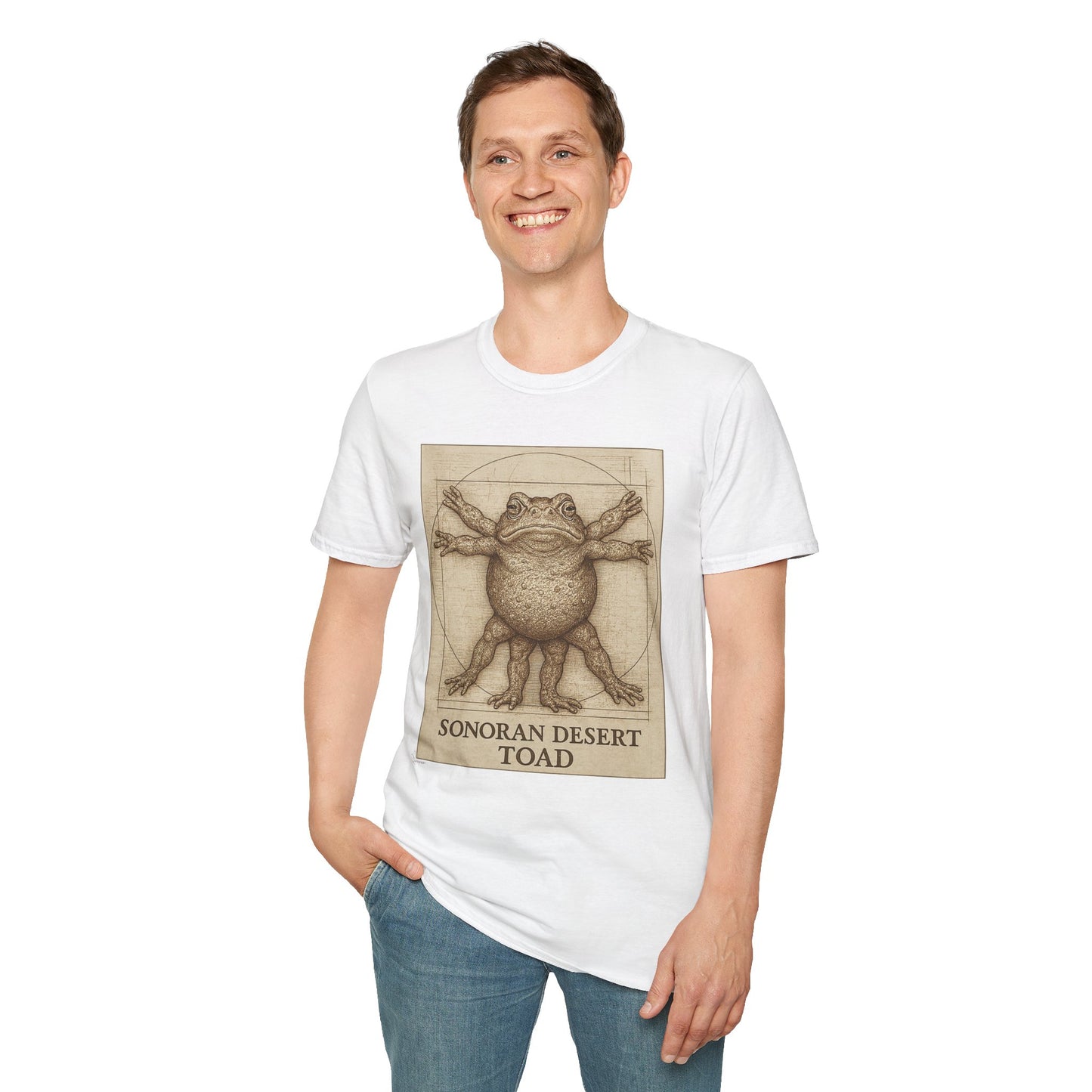 The Vitruvian Toad- 100% Cotton Unisex T-Shirt