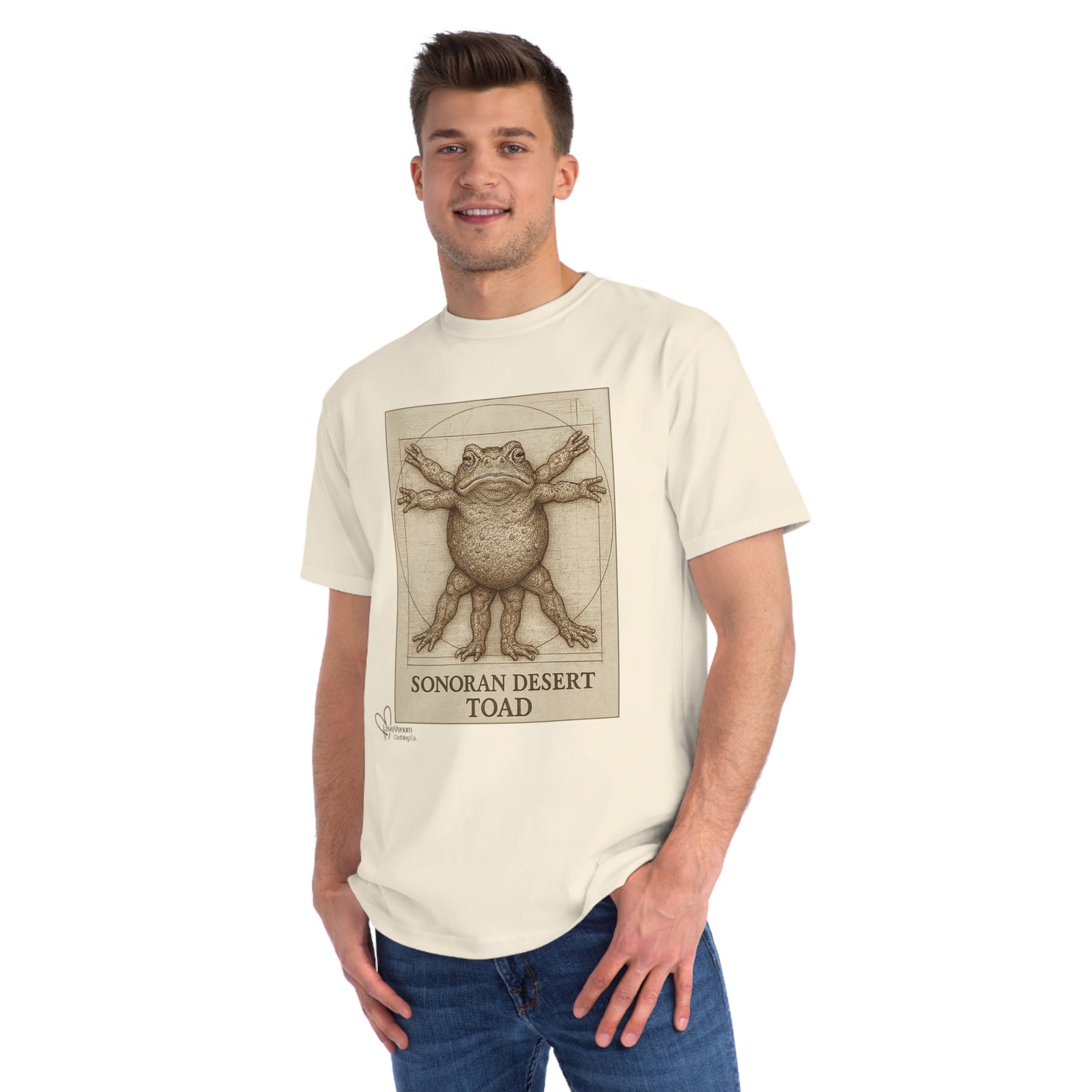 The Vitruvian Toad- Organic Cotton Unisex T-Shirt