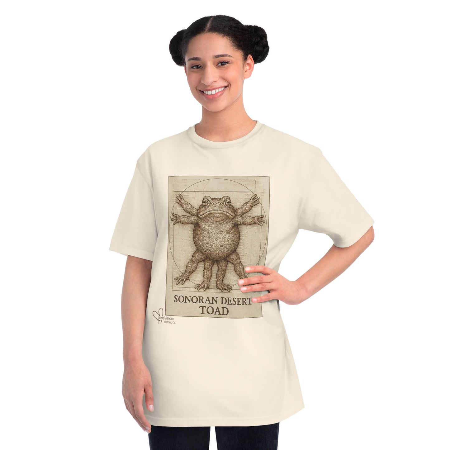The Vitruvian Toad- Organic Cotton Unisex T-Shirt