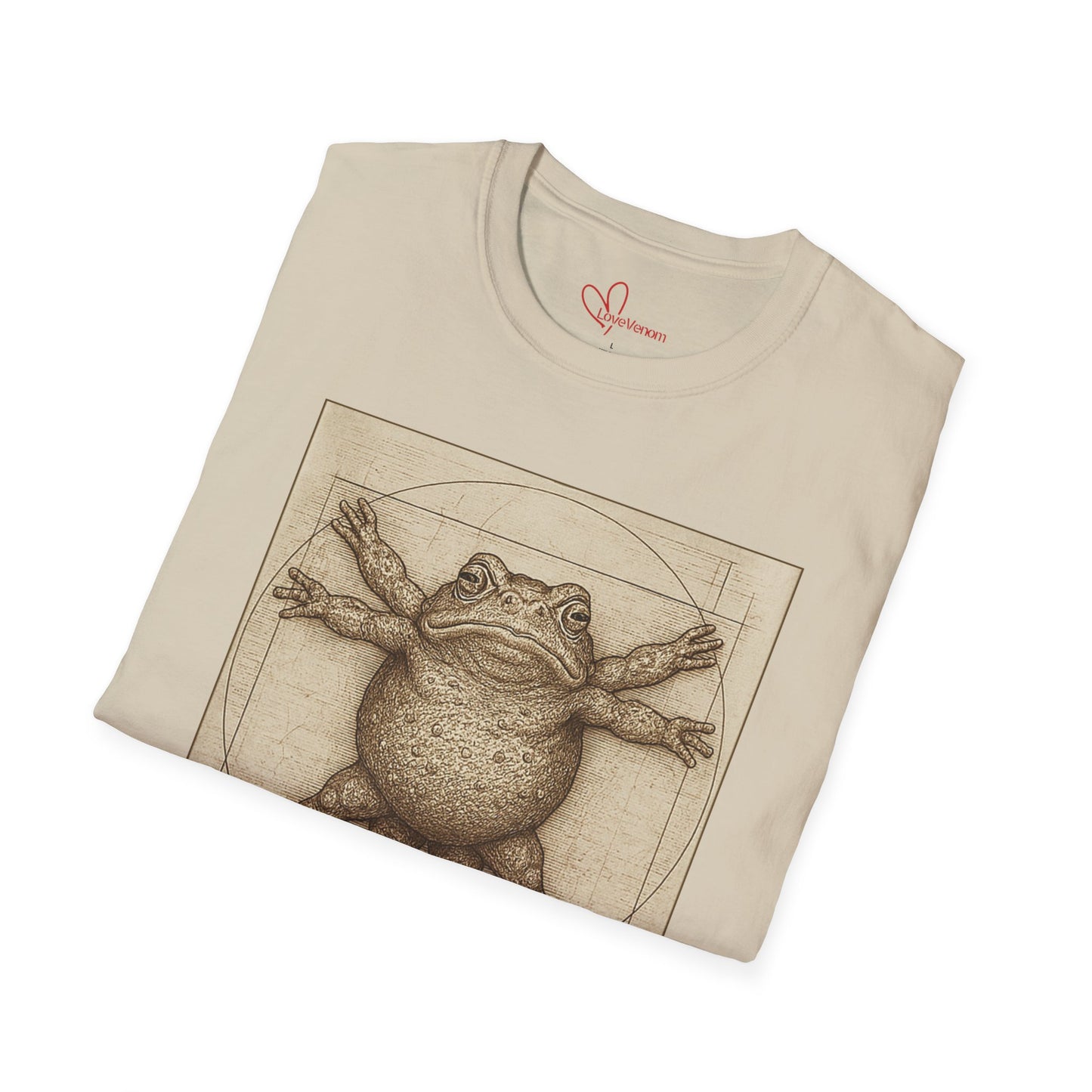 The Vitruvian Toad- 100% Cotton Unisex T-Shirt