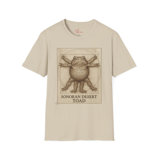 The Vitruvian Toad- 100% Cotton Unisex T-Shirt