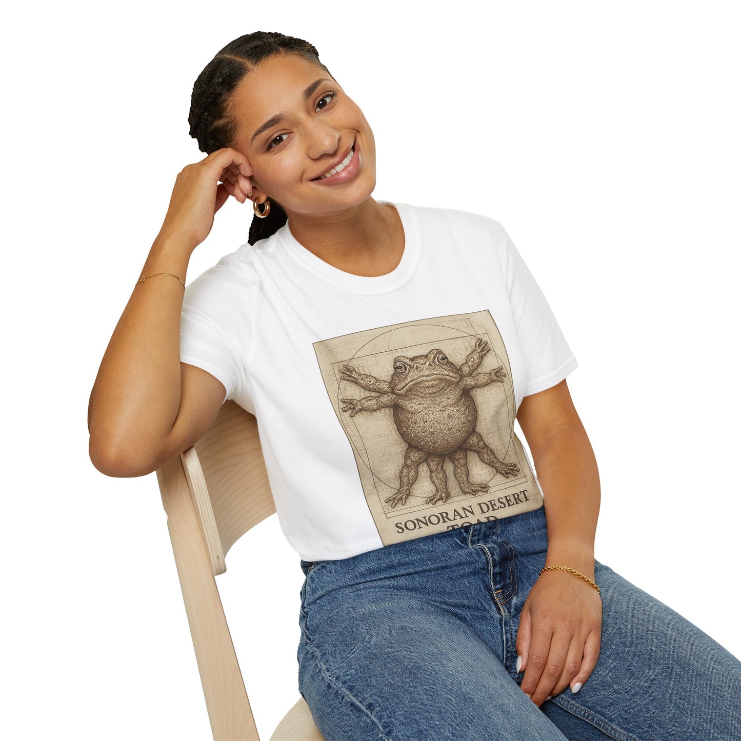 The Vitruvian Toad- 100% Cotton Unisex T-Shirt