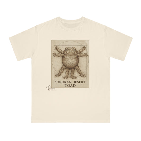 The Vitruvian Toad- Organic Cotton Unisex T-Shirt