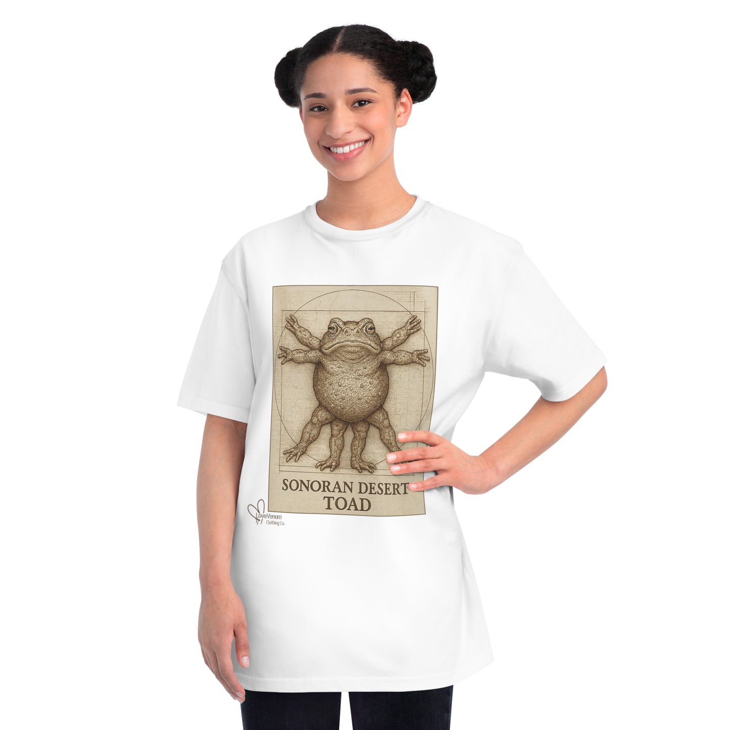 The Vitruvian Toad- Organic Cotton Unisex T-Shirt