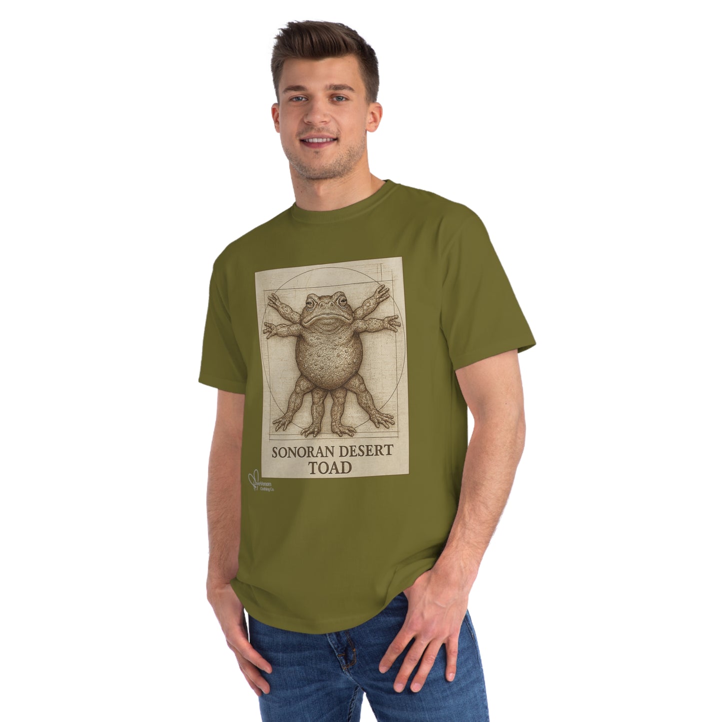 The Vitruvian Toad- Organic Cotton Unisex T-Shirt