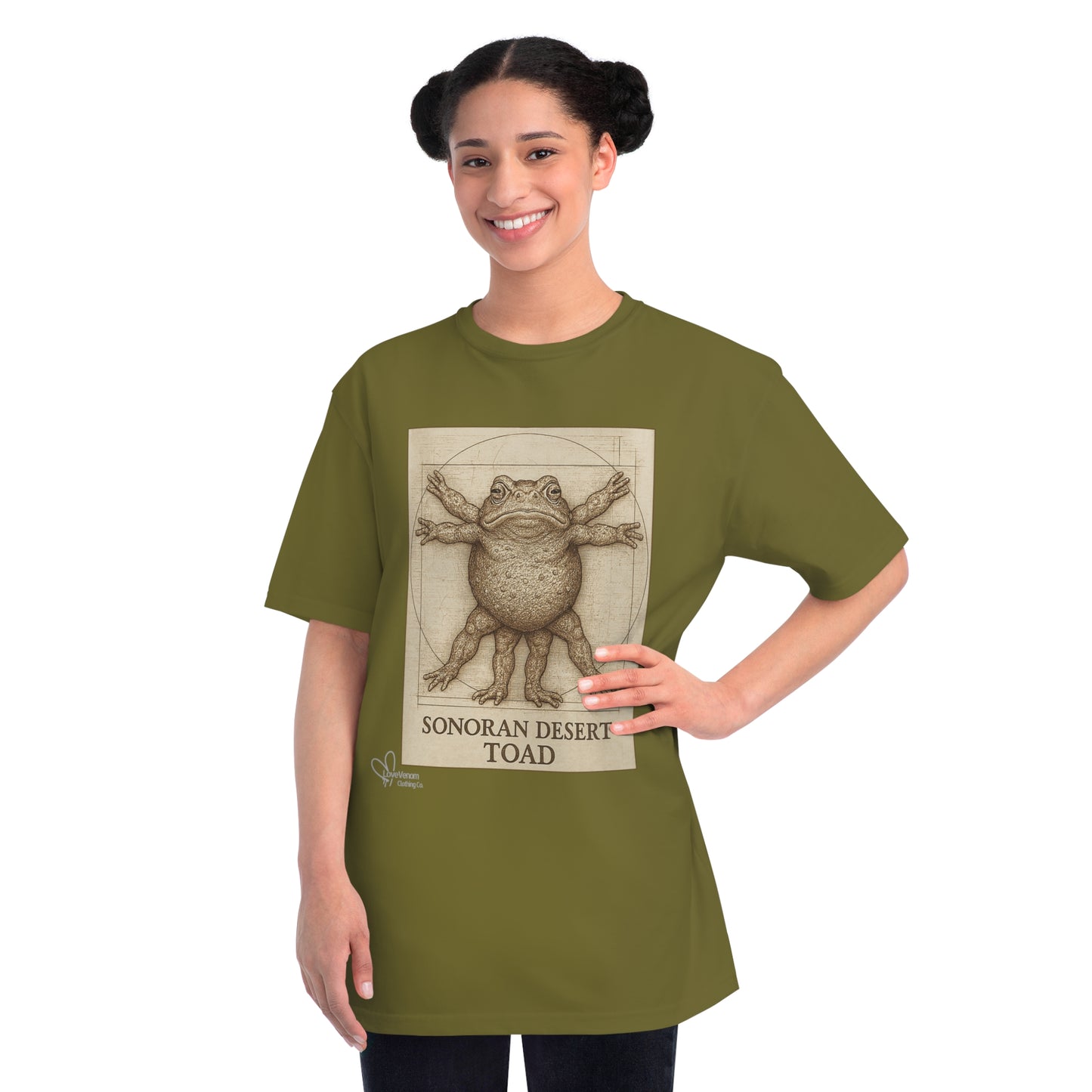 The Vitruvian Toad- Organic Cotton Unisex T-Shirt