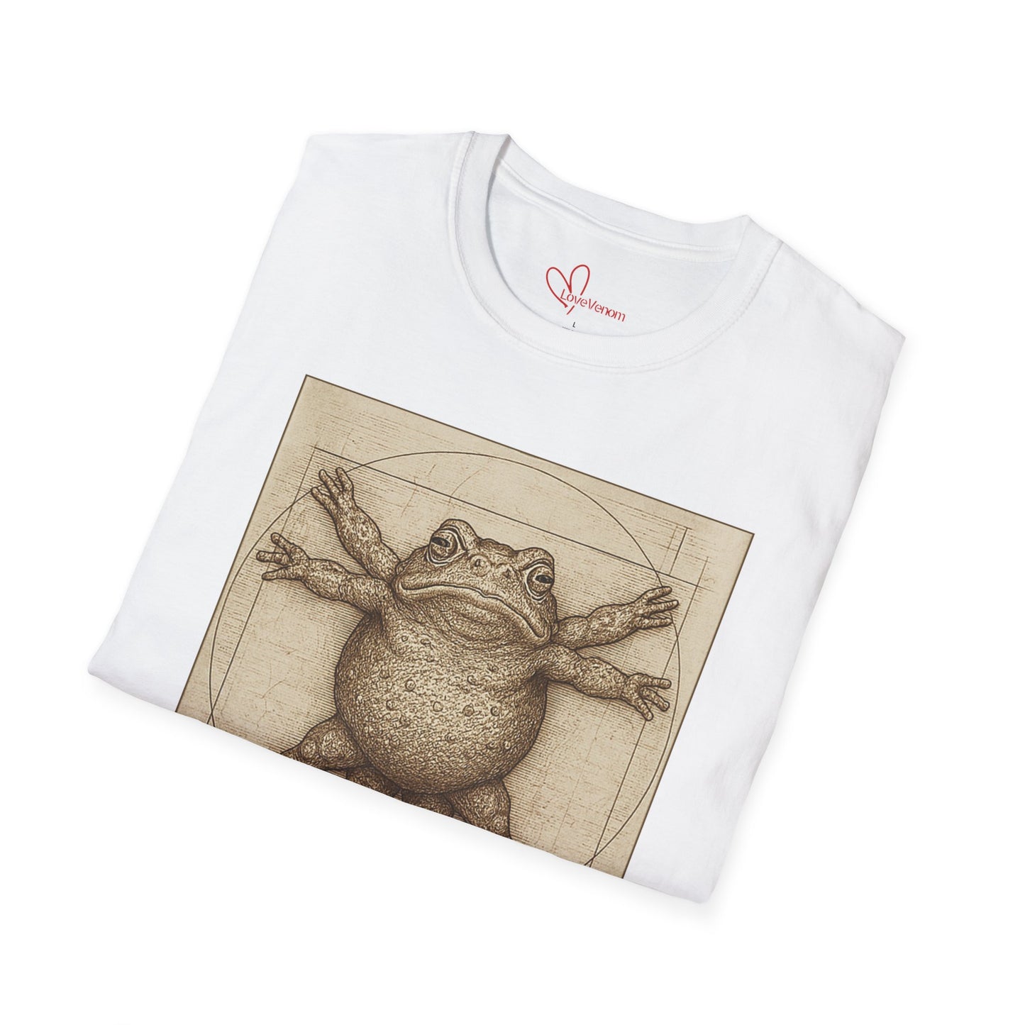 The Vitruvian Toad- 100% Cotton Unisex T-Shirt